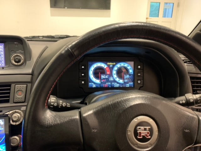 Haltech iC-7 and Nissan Skyline R34 Dash Kit Combo HT-067010