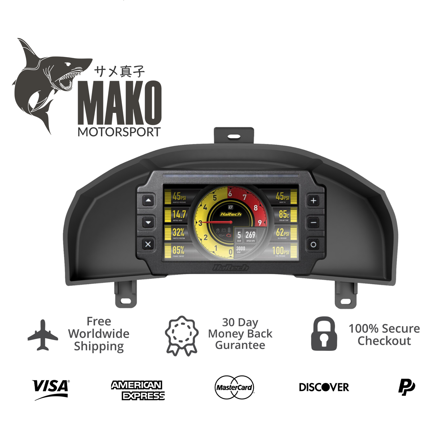 Haltech iC-7 and Nissan Skyline R34 Dash Kit Combo HT-067010
