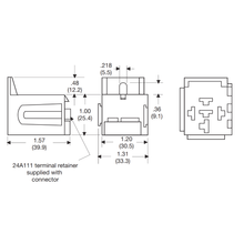 Load image into Gallery viewer, Automotive Relay Holder Kit - 4 Pin - 5 Pin Connector