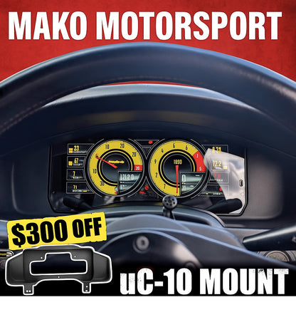 $300 OFF Haltech uC-10 Display and Mako Dash Mount Combo -  In Stock Now