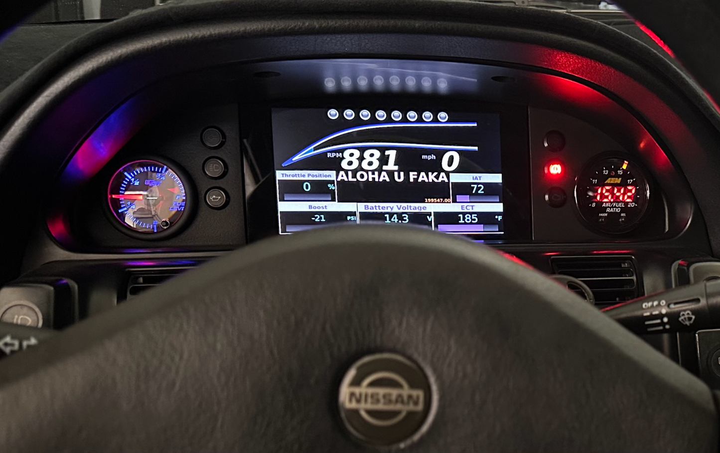 Nissan Silvia S13 180SX/200SX/240SX 88-94 Dash Mount