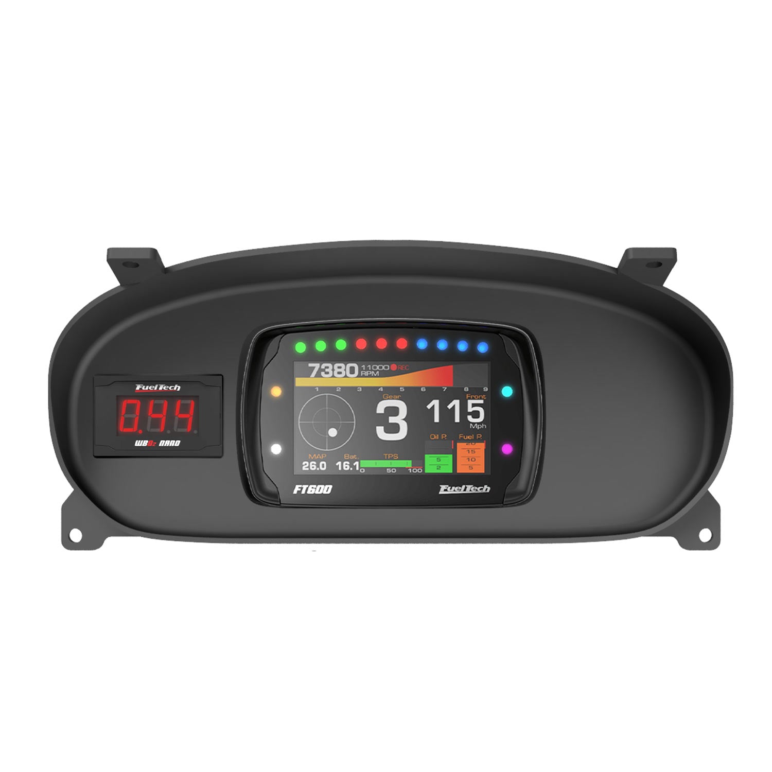 Honda Civic 96-00 EK Recessed Dash Mount for the Fueltech FT600 and Wideband Nano O2 (display not included)