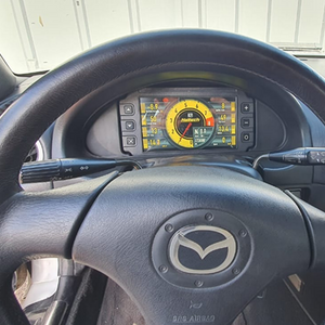 Mazda MX-5 Miata NA NB Recessed Dash Mount for the Haltech iC-7 (display not included)