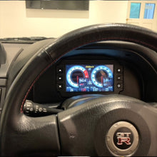 Load image into Gallery viewer, Nissan Skyline R34 Recessed Dash Mount for the Haltech iC-7 Display (display not included)