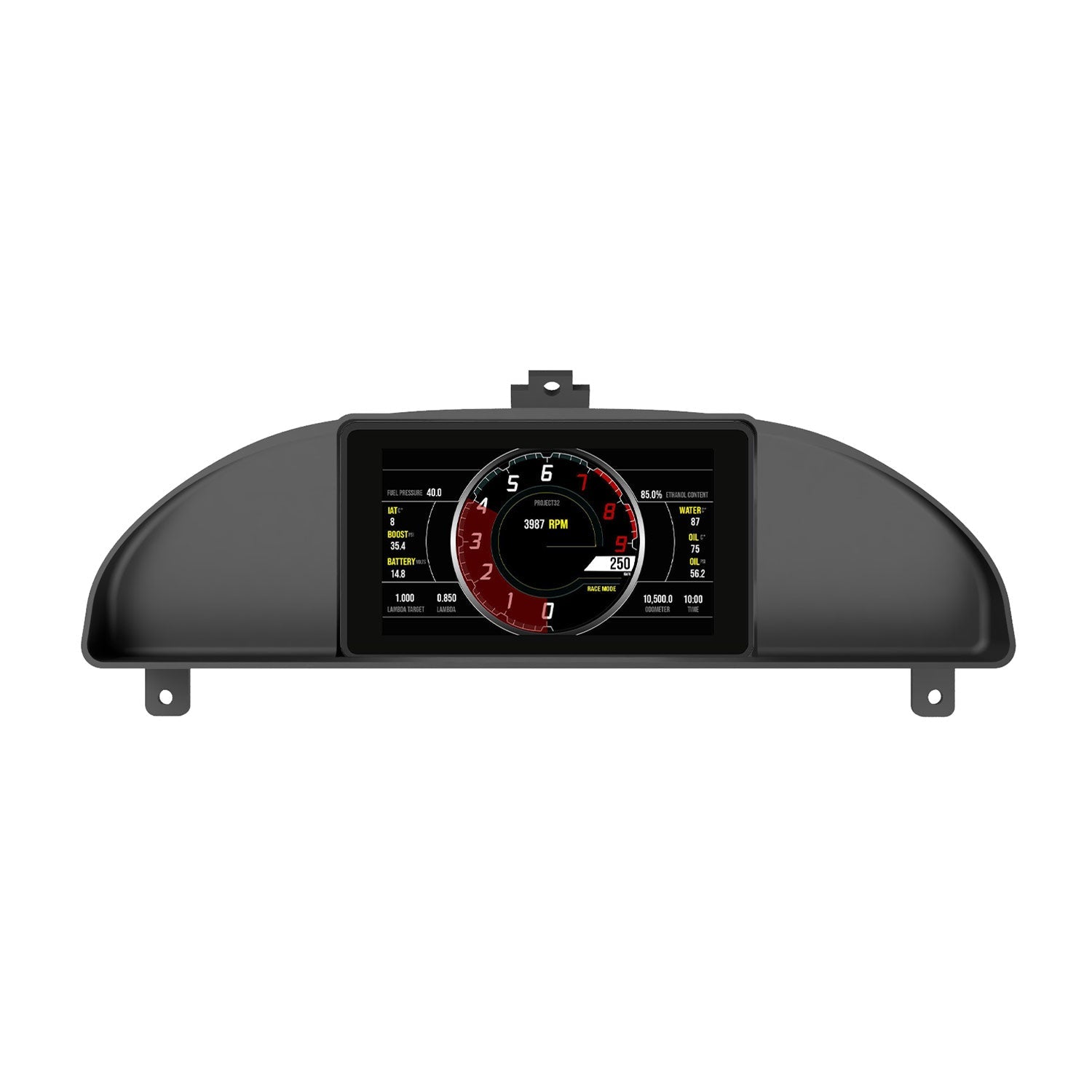 Nissan Silvia S13 180SX/200SX/240SX 88-94 Recessed Dash Mount for the Powertune Digital Display (display not included)