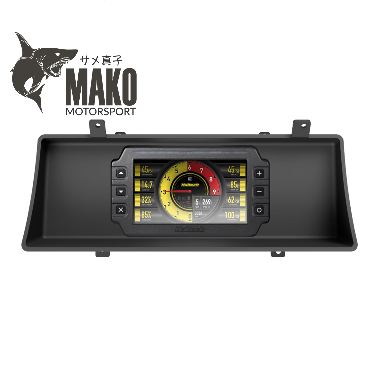 Ford Falcon XD XE Recessed Dash Mount for the Haltech iC-7 (display not included)